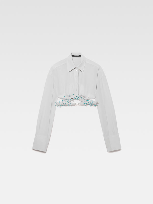 LA CHEMISE PERLI LIGHT GREY