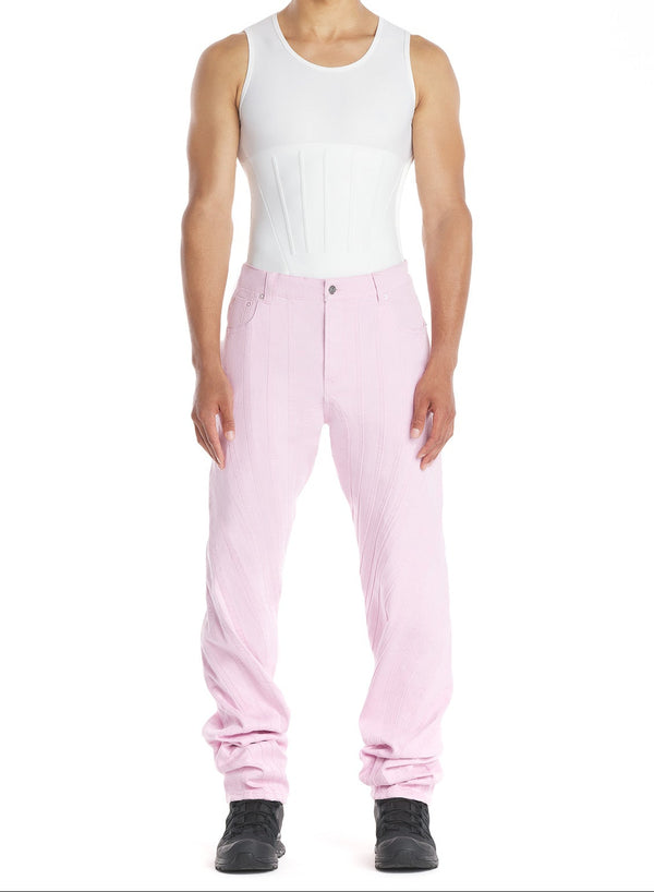 Corseted tank top