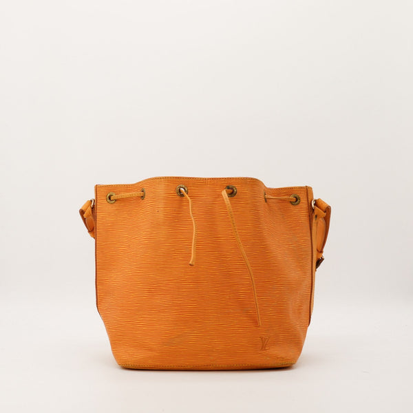 Sac Louis Vuitton Noe Epi jaune vue de face occasion authentique — AMANA Vintage