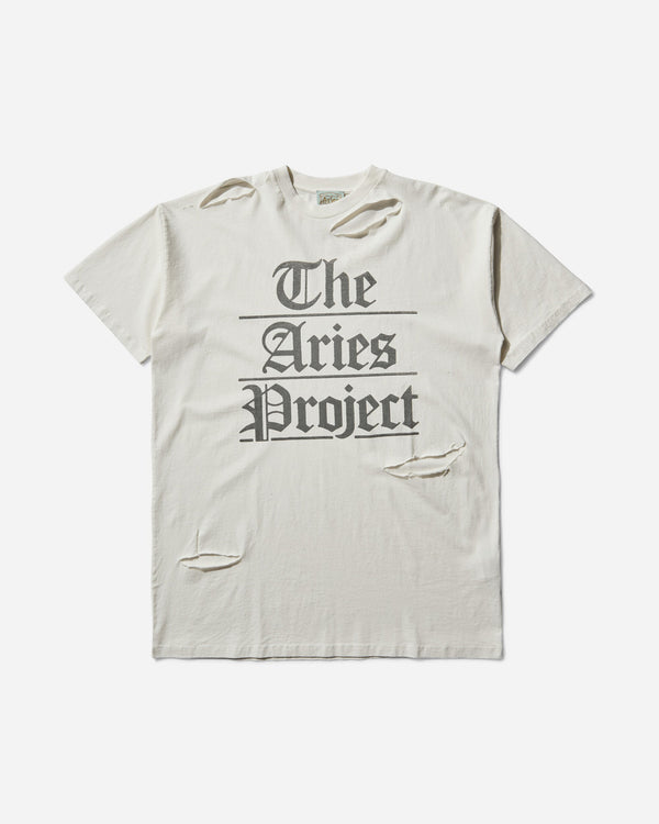 Aries Distressed The Aries Project Dress Off White Dresses Dress Mid AR5001504 Off White