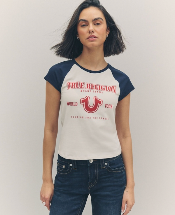 RAGLAN SS BABY TEE