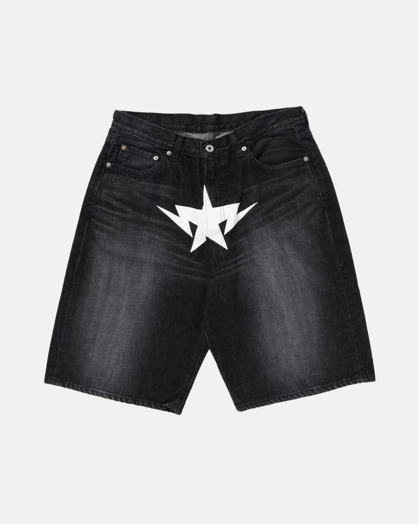 SHORT DENIM TWIN STA RELAXED F NOIR