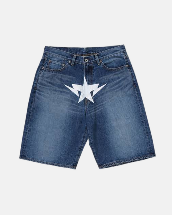 SHORT DENIM TWIN STA RELAXED F:BLEU JEAN CLAIR