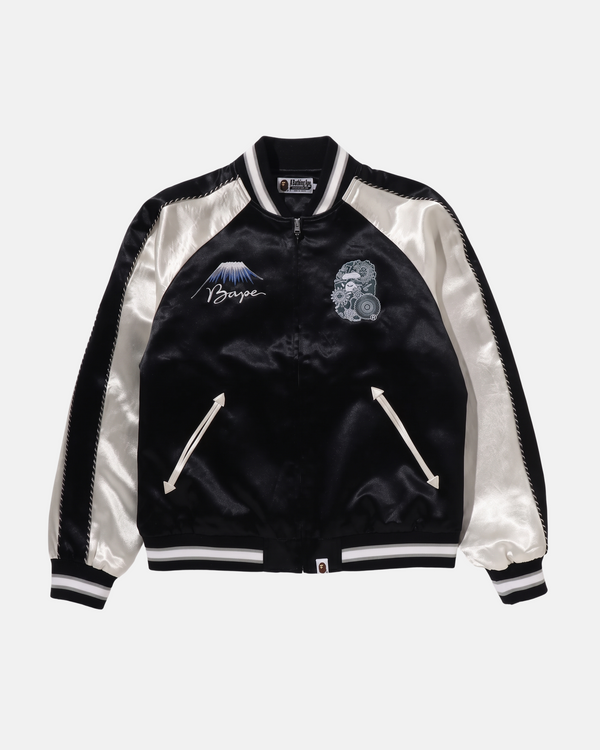 VESTE BOMBER SOUVENIR:BLEU MARINE
