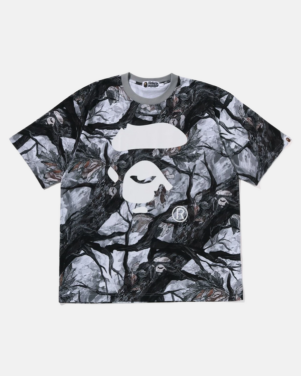 TEE-SHIRT APE FACE RELAXED FIT BLANC