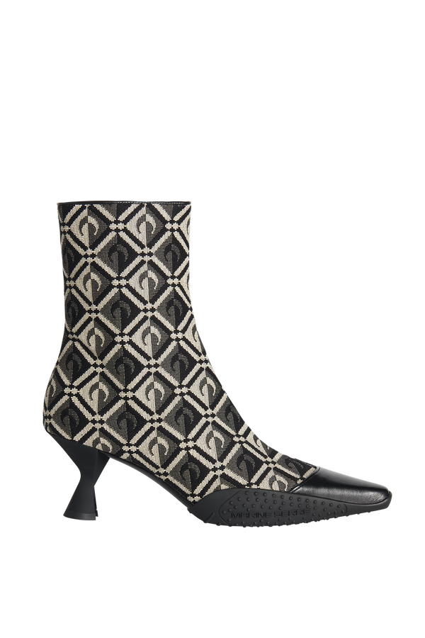 Rubber-Outsole Moon Diamant Ankle Boots