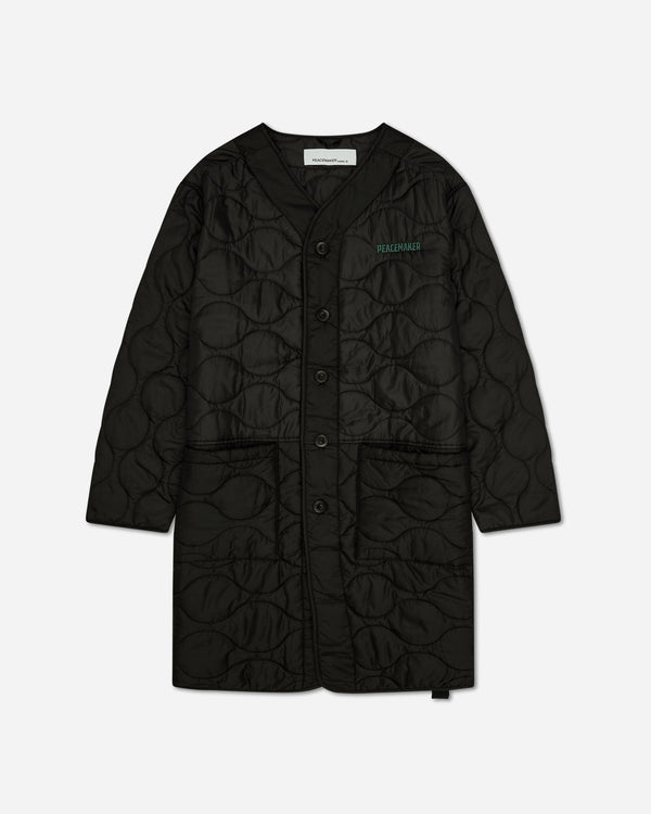 OAMC Peacemaker Long Liner Black Coats and Jackets Bomber Jackets PCM2OC02ANY00199 99