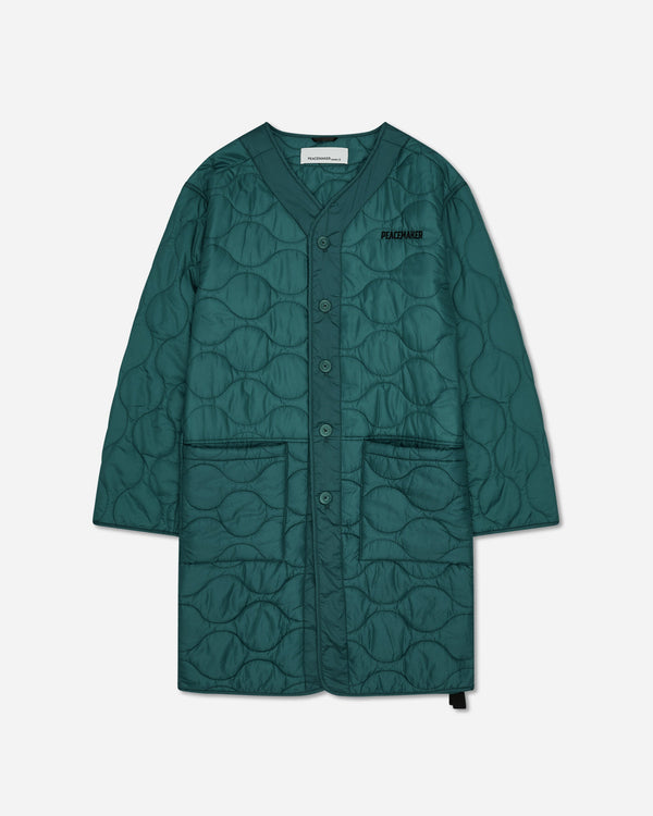 OAMC Peacemaker Long Liner Forest Green Coats and Jackets Bomber Jackets PCM2OC02ANY00157 57