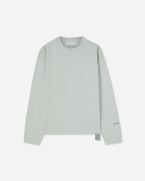 OAMC Peacemaker Peacemaker Leaf Loose Fit Crewneck Ice Flow Sweatshirts Crewneck PCM1OT04QJE002091 ICE