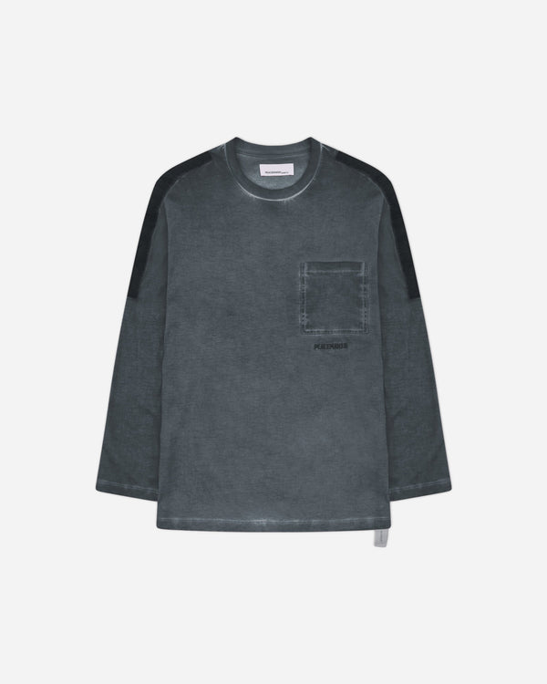 OAMC Peacemaker Velcro Applique Sweatshirt Light Gray Sweatshirts Crewneck PCM3OT10AJE002090 LIGHT GRAY