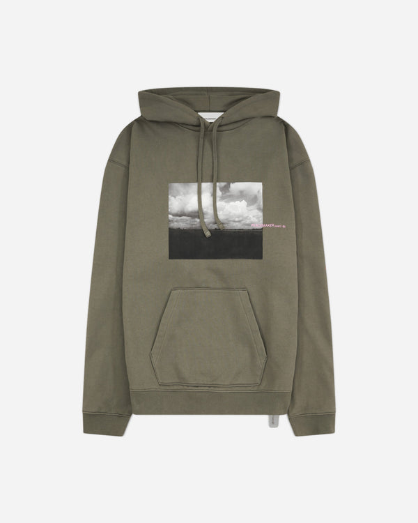 OAMC Peacemaker Loose Fit Hoodie Star Print Grey Sweatshirts Hoodies PCM2OH01LFT00295 95