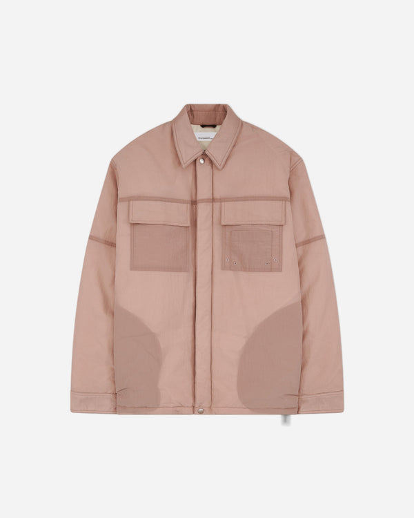 OAMC Peacemaker Padded Overshirt Lilac Coats and Jackets Jackets PCM2OS07BNY00836 36