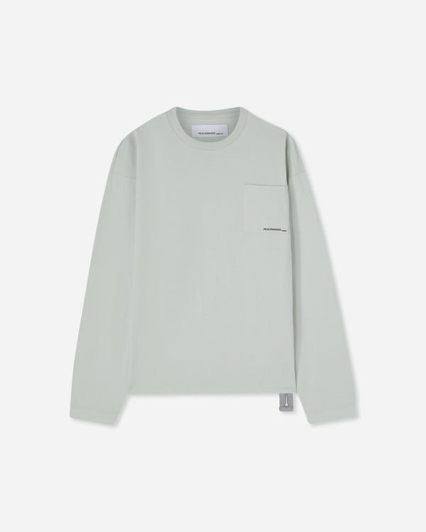 OAMC Peacemaker Peacemaker Lighter L/S Pocket Tee Ice Flow T-Shirts Longsleeve PCM1OT04RJE002091 ICE