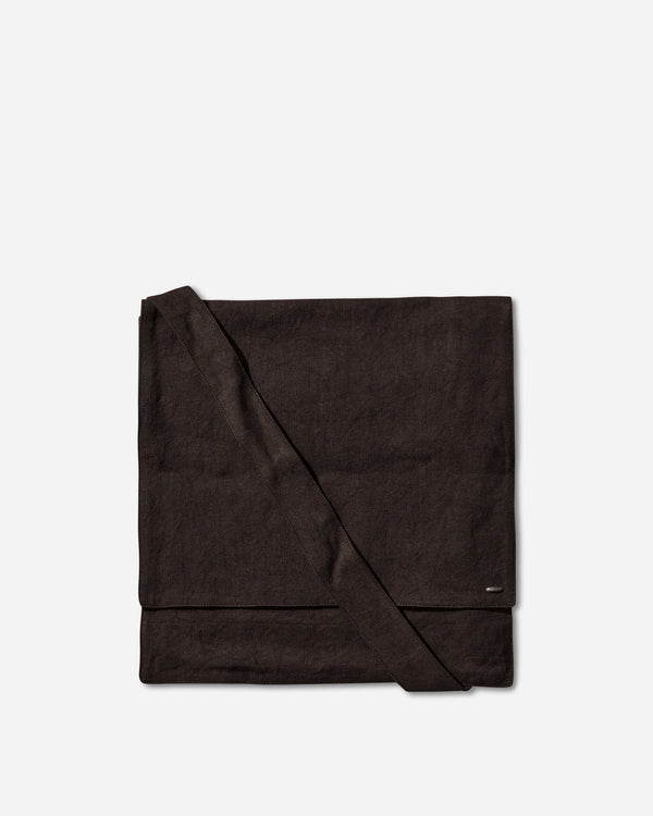 Our Legacy Grande Slack Bag Dry Olive Airy Linen Bags and Backpacks Shoulder Bags A2268GDO 001