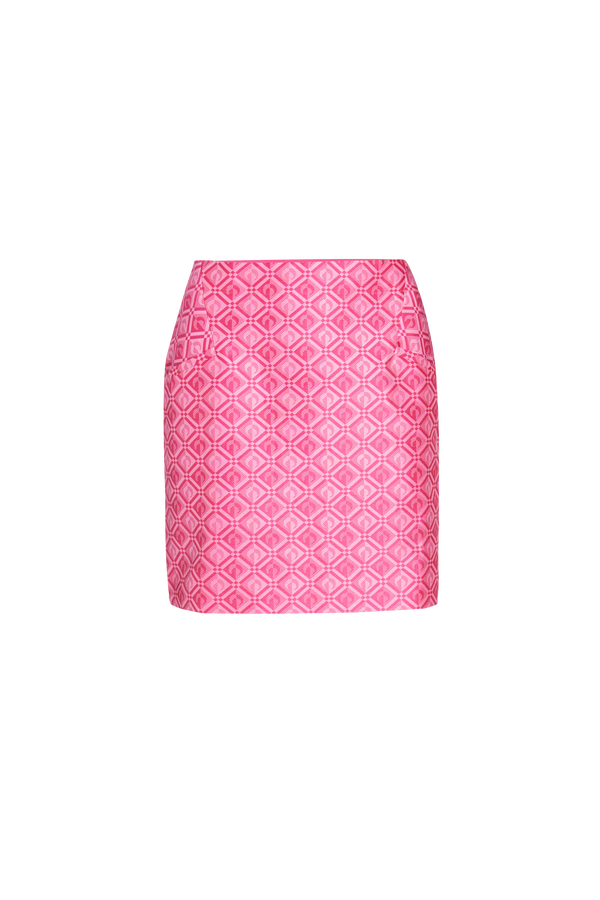 Moon Diamant Regenerated Jacquard Mini Skirt
