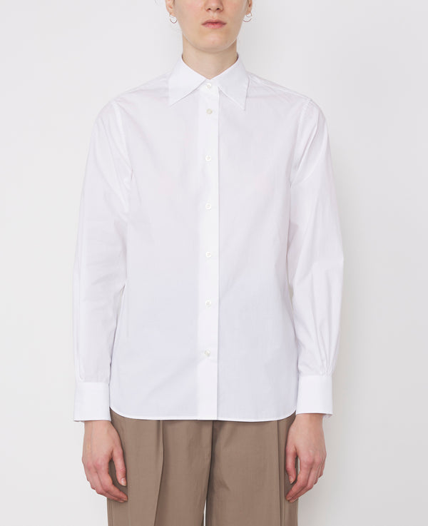 ELLA SHI WHITE COTTON POPLIN