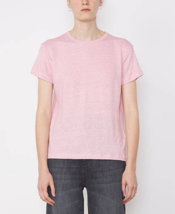 LARA TEE PIECE DYE FR LINEN