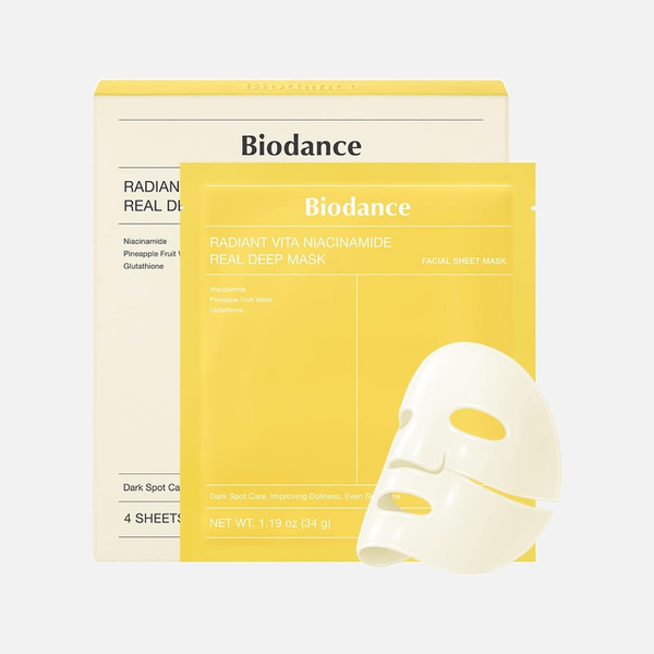 Biodance Radiant Vita Niacinamide Real Deep Masque x4 pièces