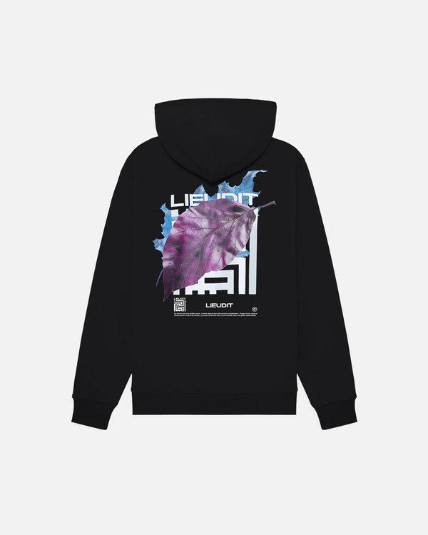 Hoodie Feuille D'automne Black