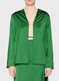 LA CHEMISE NOTTE DARK GREEN