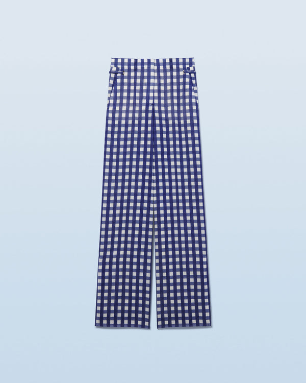 LE PANTALON MARINO NAVY CHECKS