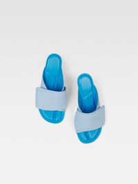 LES MULES AQUA BLUE