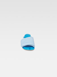LES MULES AQUA BLUE