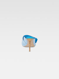 LES MULES AQUA BLUE