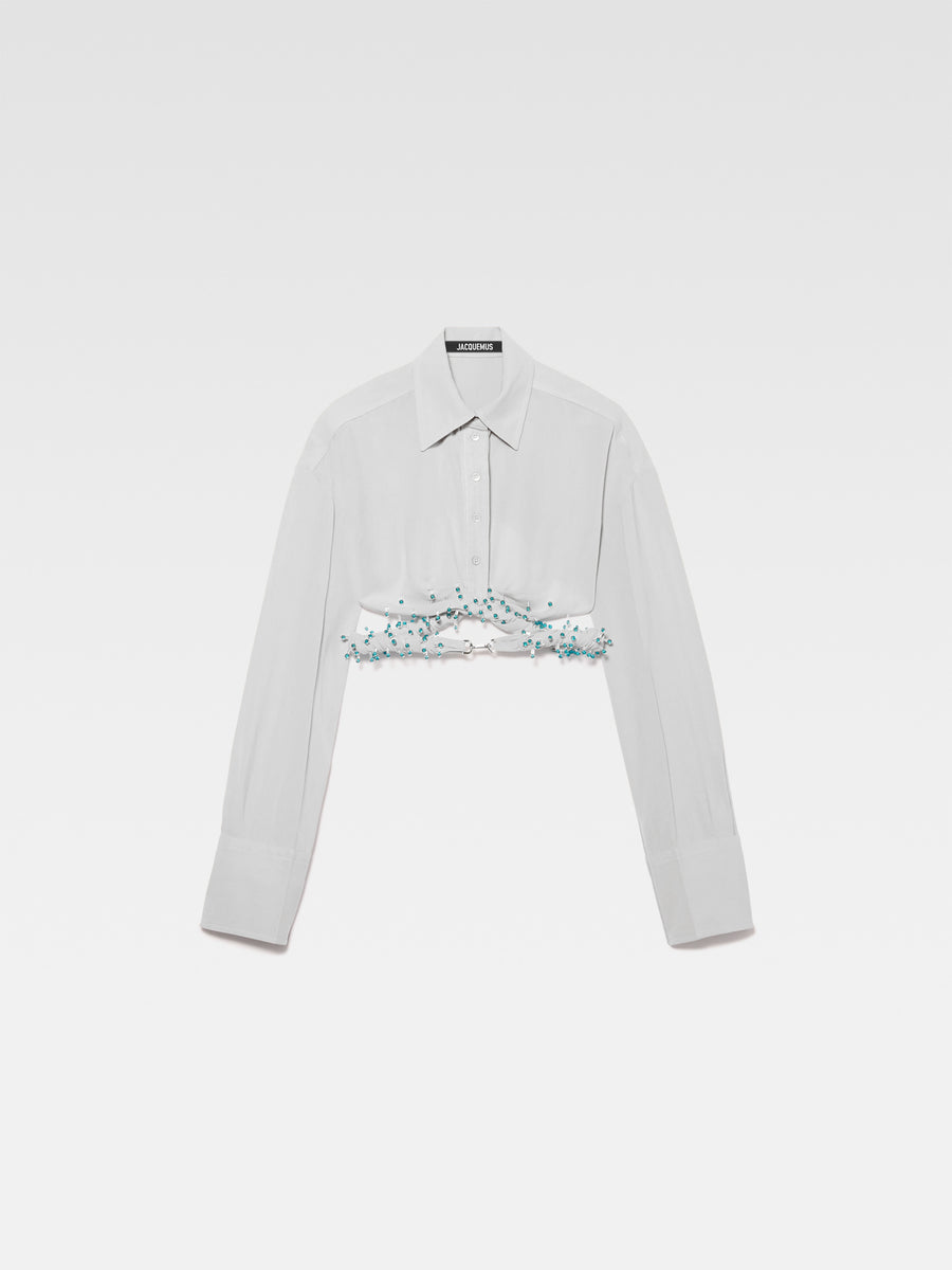 LA CHEMISE PERLI LIGHT GREY