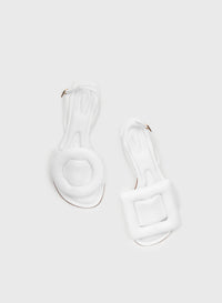 LES SANDALES CUSCINU WHITE