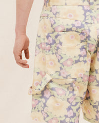 LE SHORT PANNI	PRINT YELLOW FLOWERS