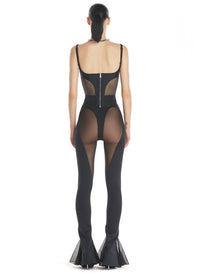 Bonded illusion corset