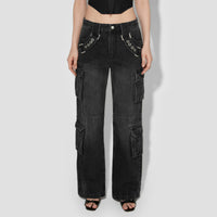 Harness Strap Cargo Trousers