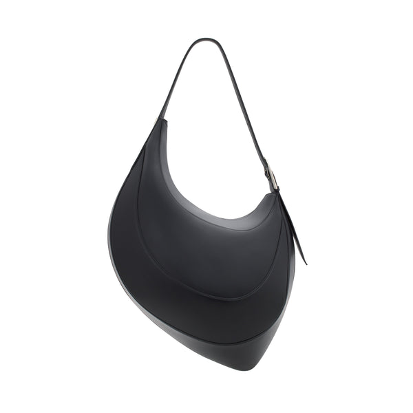 large black smooth spiral curve 02
