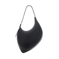 large black smooth spiral curve 02