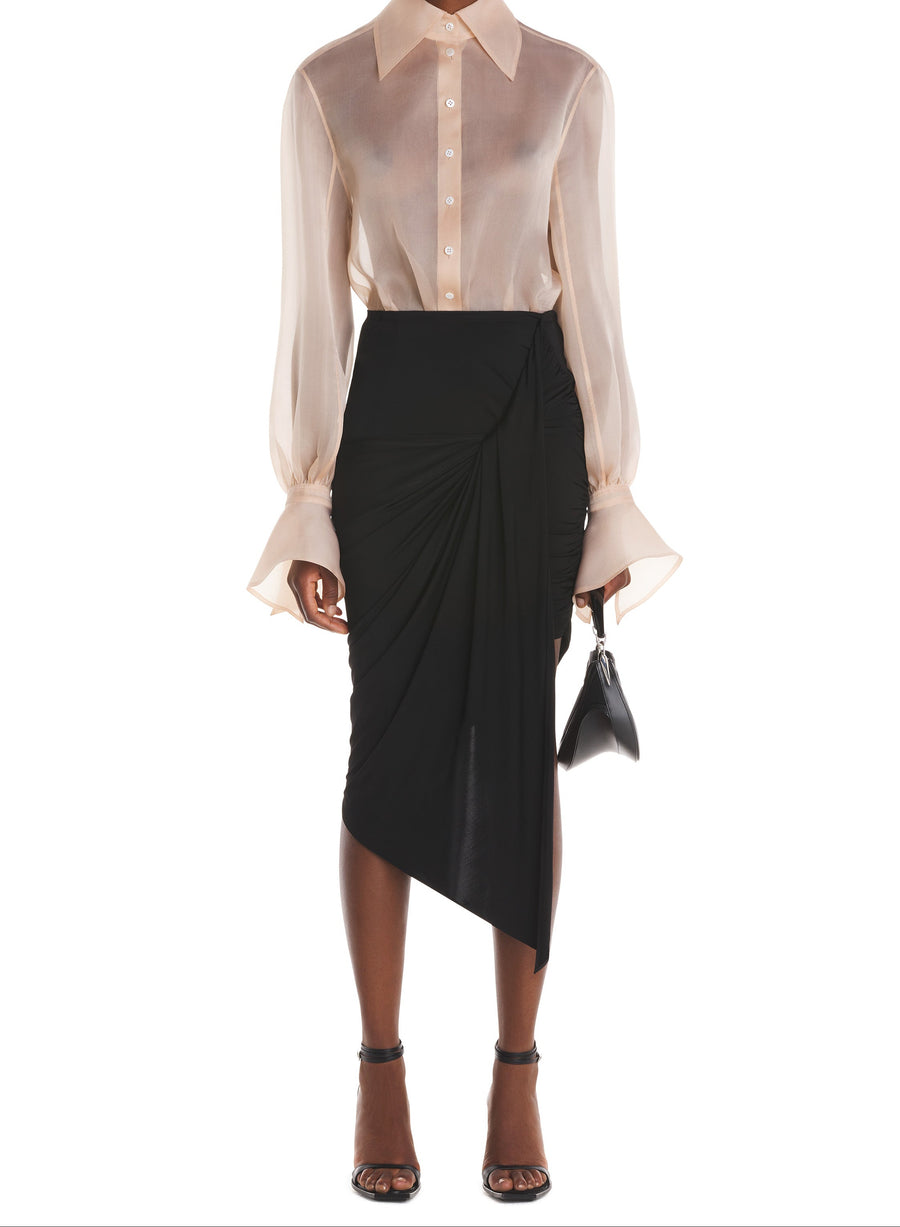 powder shirted bodysuit