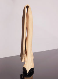 tan boned leather fang 95 thigh high boots