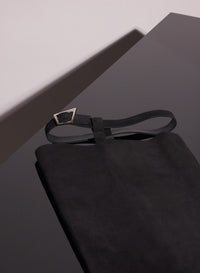 black suede piercing fang 95 garter boots