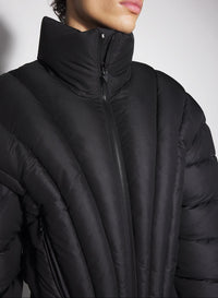 black padded bomber jacket