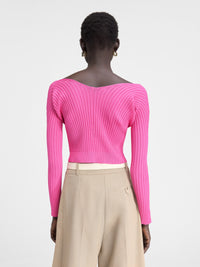 LA MAILLE PRALU LONGUE NEON PINK