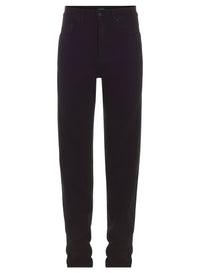 black twisted seam denim jeans