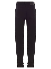 black twisted seam denim jeans