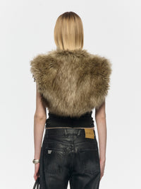Fur Bolero Top