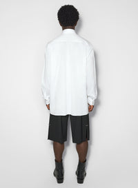 pinstripe pierced shirt
