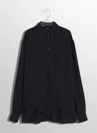 black pierced shirt