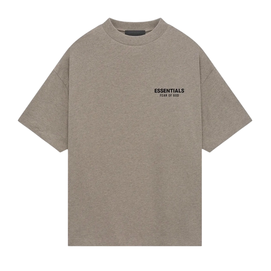 Fear of God Essentials Jersey Crewneck Tee Heather Grey