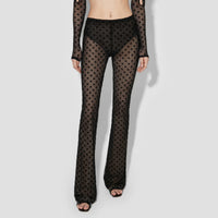 Mesh Monogram Trousers