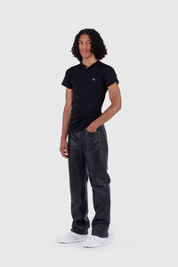 Organic Cotton Button Up Henley