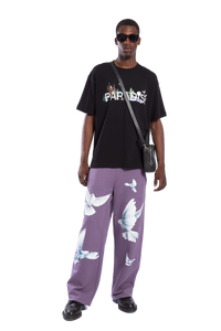 LEILA FREEDOM DOVES LOUNGE PANTS