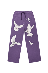 LEILA FREEDOM DOVES LOUNGE PANTS